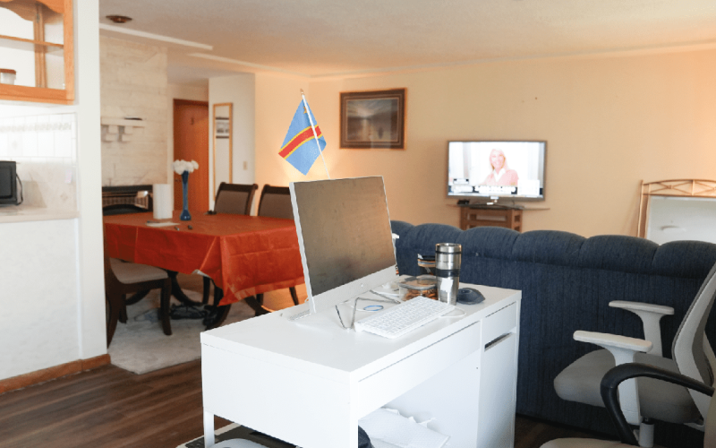 KMJ Adult Family Home_Facility 2_Small office in living room